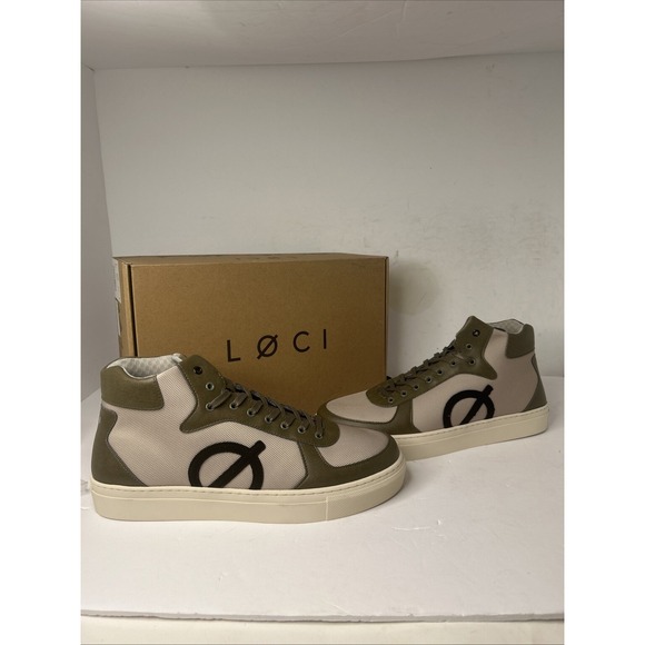 loci Other - LOCI VEGAN ELEVEN TRAINER Green KHAKI EU43 US W11 M10 NEW IN BOX